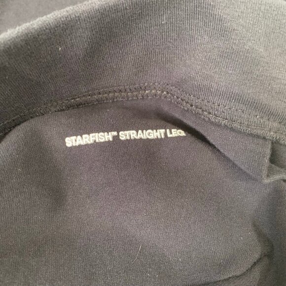 Lands' End starfish straight‎ leg pin tuck casual career crop length pants - Picture 8 of 12